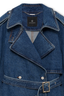 Pascale Trench Clean Indigo