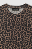 Sylvie Tee Black And Brown Leopard