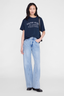 Cade Tee Melrose Stencil Navy