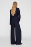 Paola Trouser Navy Pinstripe