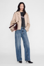 Spencer Sweatshirt Leopard Washed Black