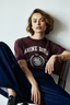 Jaylin Tee Collegiate Fig