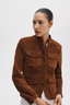 Mercer Suede Blazer Brown