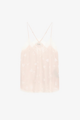 Christy Flash Heart Camisole Pearly