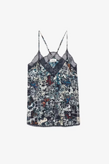 Christy Camisole Soft Butterflies Encre