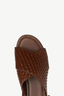Woven Platform Sandal Walnut