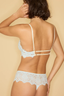 Isabella Mid Support Lace Bra Bb Blue