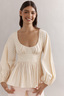 Jasmine Bodice Strawberries And Cream
