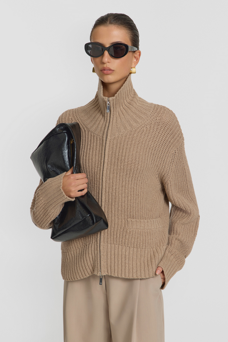 Babylon Cardi Camel