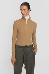 V&W Rib Skivvy Camel