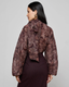Rhett Oversized Blouse Brown Etched Paisley
