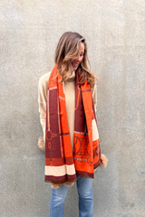 Equestrian Scarf Orange