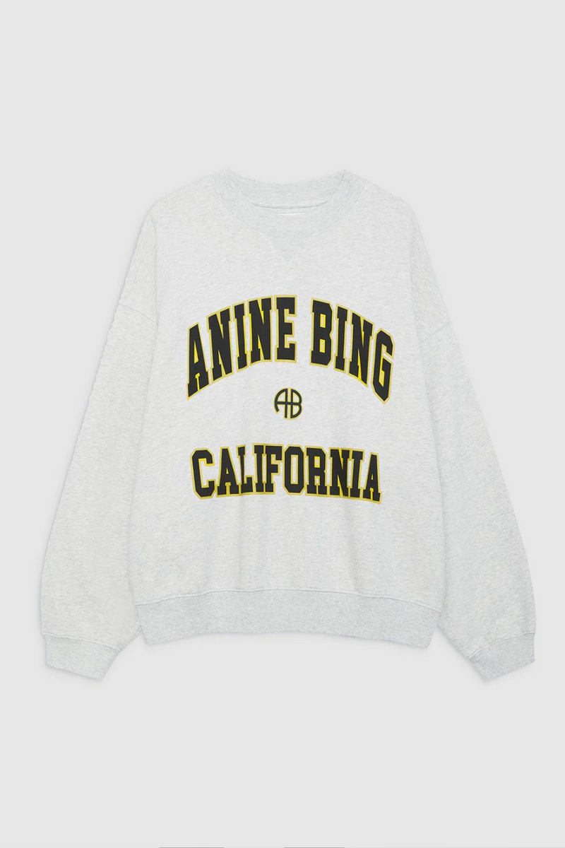 Jaci Sweatshirt Anine Bing California Heather Grey Anine Bing