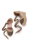 Crochet Espadrille Wedge Natural/Black