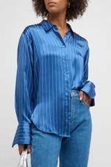 The Standard Shirt Slate Blue Multi
