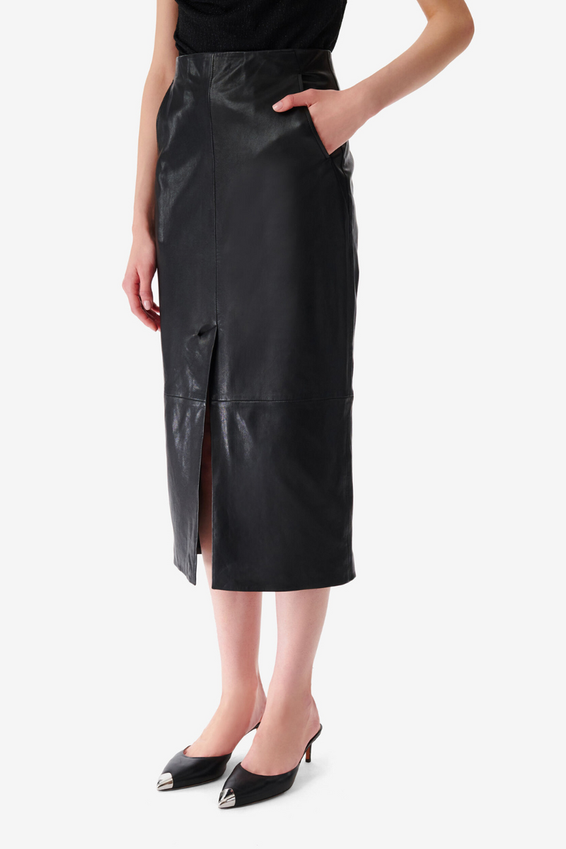 Nadia Midi Skirt Black