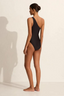 Asymmetric Maillot Black