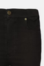 The Snapped Denim Legging Black