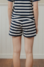Lounge Shorts Navy Stripe