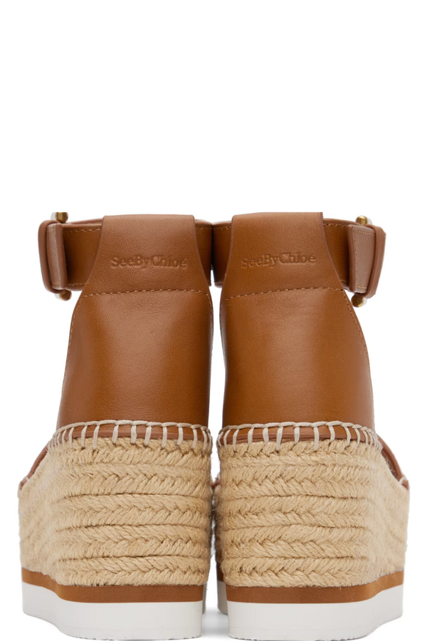 Glyn Platform Espadrille Tan