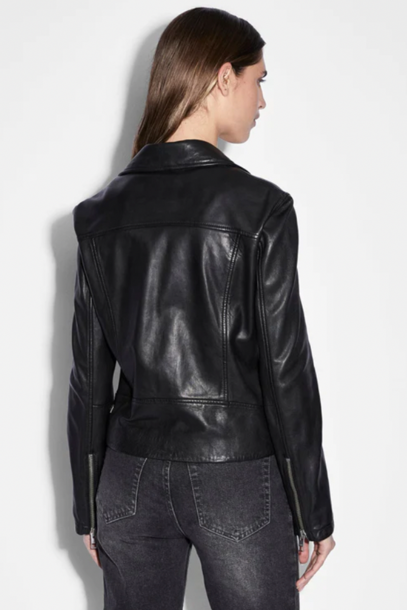 Amplify Leather Jacket Black
