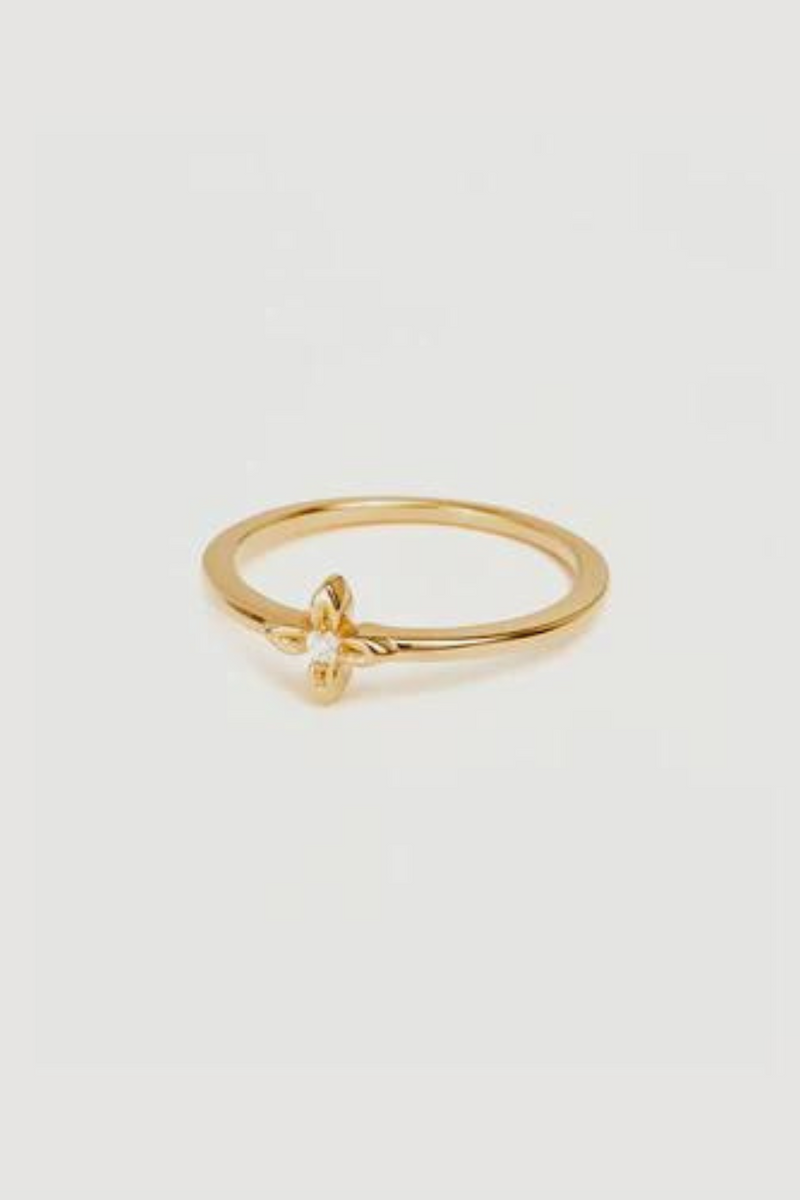 Live In Light Ring 18k Gold Vermeil