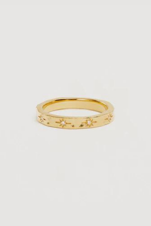 Stardust Ring 18k Gold Vermeil