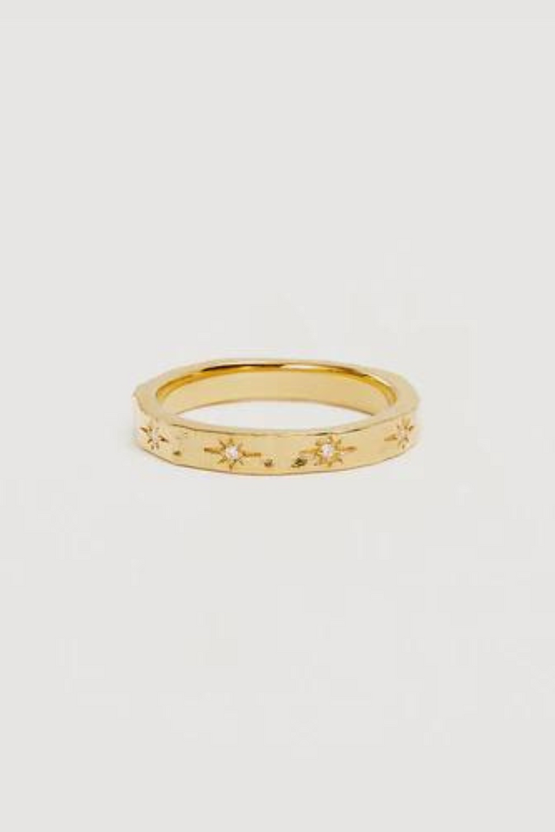 Stardust Ring 18k Gold Vermeil