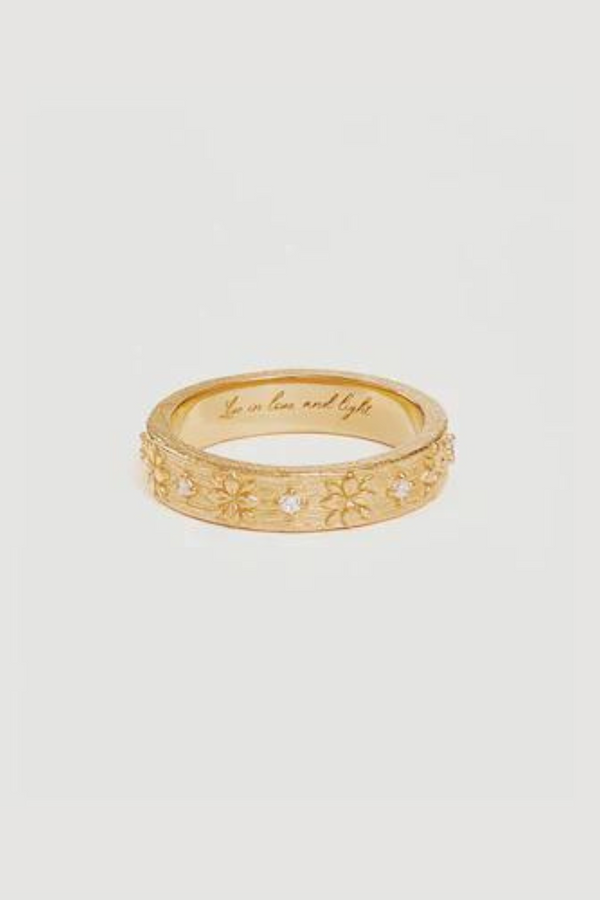 Live in Grace Ring 18k Gold Vermeil