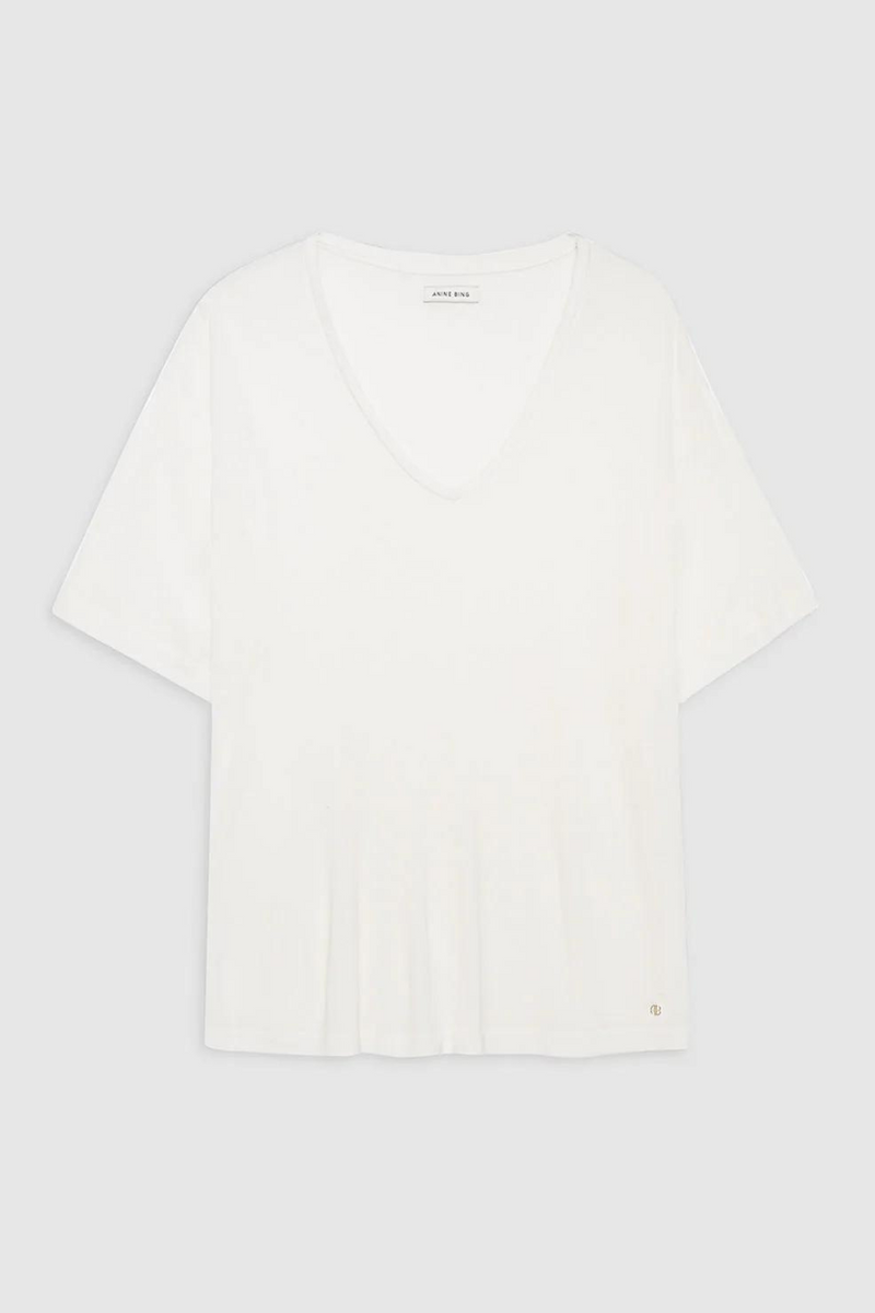 Vale Tee Off White Cashmere Blend