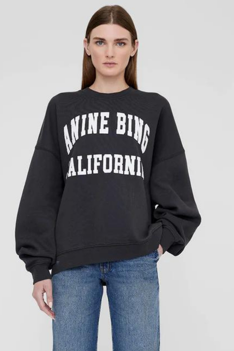 Miles Sweatshirt Anine Bing Vintage Black
