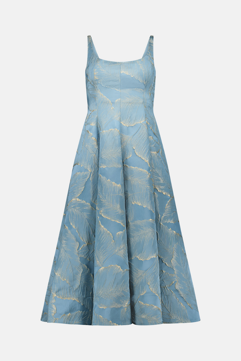 Clementine Dress Duchess Blue
