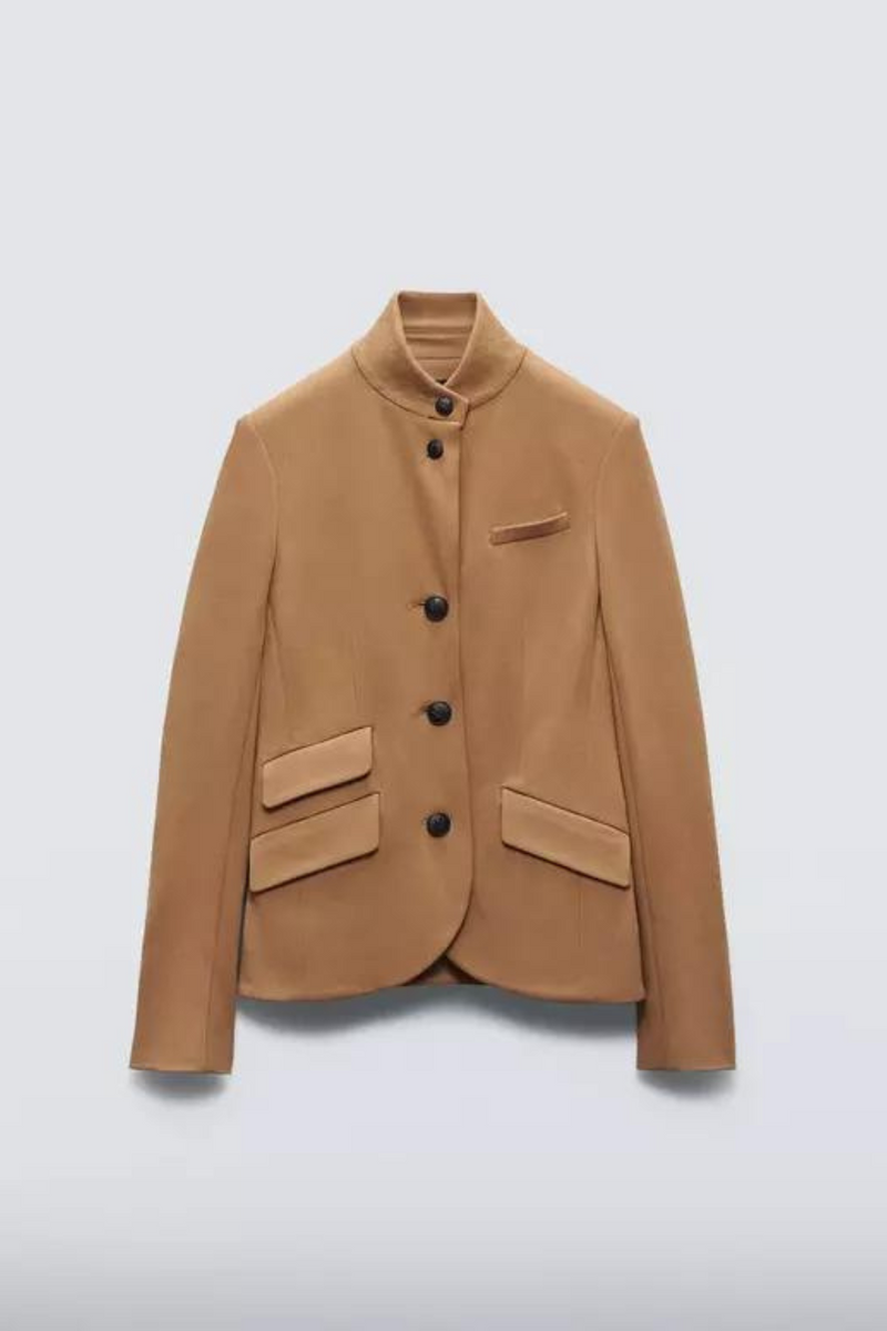 Slade Ponte Blazer Camel