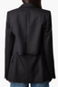 Vaena Double Breasted Slit Blazer Noir