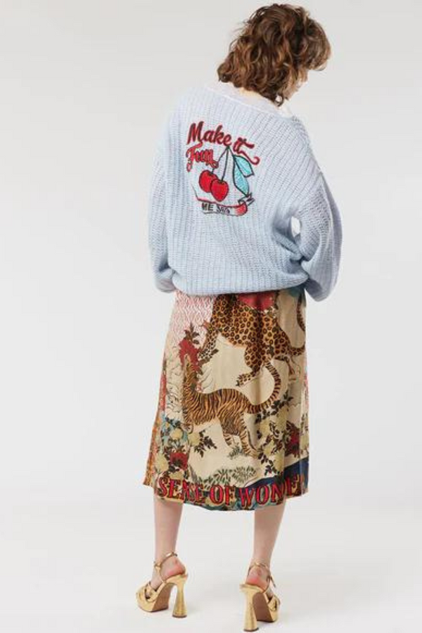 Vanessa Midi Skirt Oriental