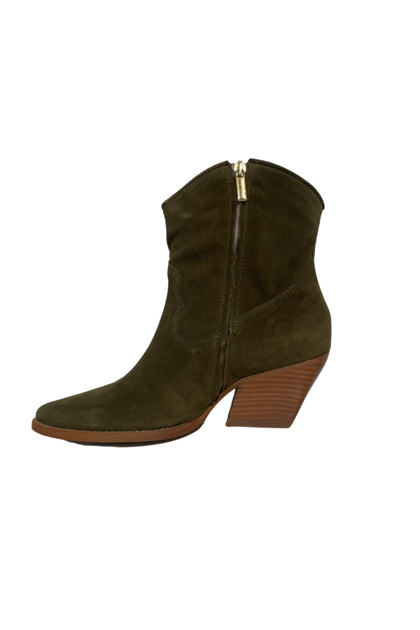 Cavalier Suede Boot Military