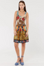 Diana Pleated Skirt Oriental