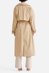 Carrie Trench Coat Camel