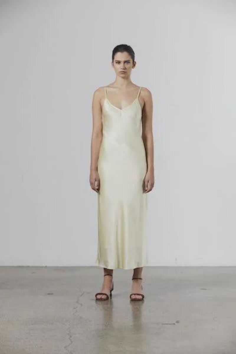 Silk Slip Pale Lemon