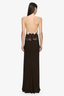 Orsina Scoop Maxi Dress Bitter Choc/ Buttercream