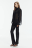 Farrow Fringe Shirt Black