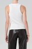 Isabel Rib Tank White