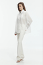 Farrow Fringe Shirt Ivory