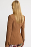 Blocked Seamed Blazer Saddle