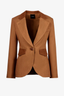 Blocked Seamed Blazer Saddle
