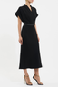 Tallon Short Sleeve Midi Dress Black