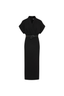 Tallon Short Sleeve Midi Dress Black