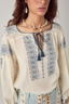 Claudia Blouse Indigo Poet