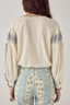 Claudia Blouse Indigo Poet