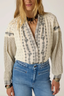 Noemi Blouse Patchwork Notes